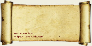 Danica Rasjanin vizit kartica